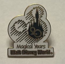 Disney World - 20 Magical Years - Mickey Mouse Cinderella Castle Pin