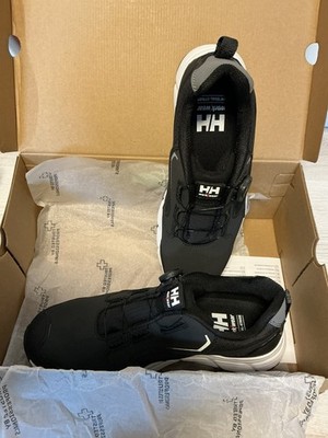 Brandneu HELLY HANSEN KENSINGTON MXR LOW BOA SCHWARZ WEISS SICHERHEIT SNEAKER
