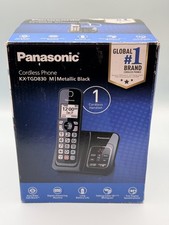 Panasonic KX-TGD830M Cordless Phone with Answering Machine  Call Block - Metall