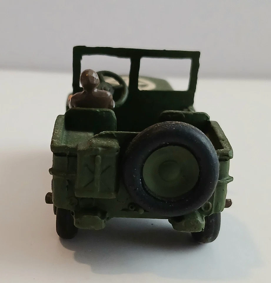 Dinky Toys Military 153A USA GMC Jeep white star 1947-48 - Image 4 of 4