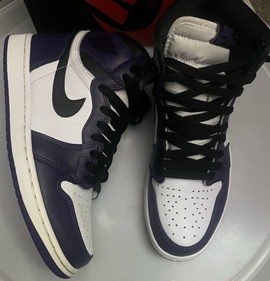 Jordan Retro 1 Court Purple 2.0 Size 9