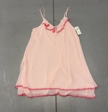Vintage Pink Nightgown Lace Nylon Maxi Lord Taylor S Romantic