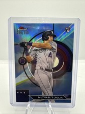 2023 Finest #8 Michael Toglia Sky Blue Refractor #/300