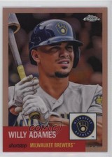 2022 Chrome Platinum Anniversary Rose Gold Refractor 61/75 Willy Adames #379 7m3