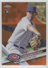 2017 Topps Chrome Orange Refractor /25 Rob Zastryzny #89 a2f