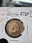 Gorgeous 1905 Uncirculated "Red" Indian Head Cent Penny UG