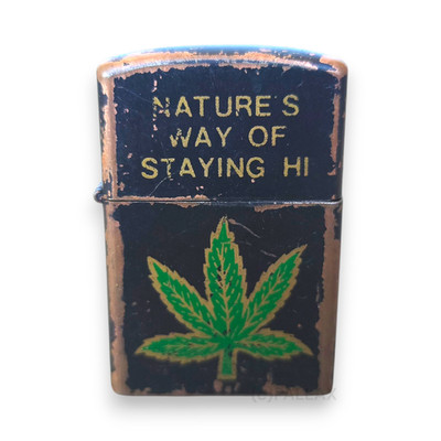 VINTAGE FEUERZEUG  NATURES WAY OF STAYING HI GASFEUERZEUG 1995
