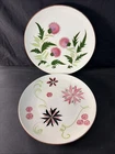 2 Stangl Pottery Fancy Dinner Plates - 10" - Mid Century Modern