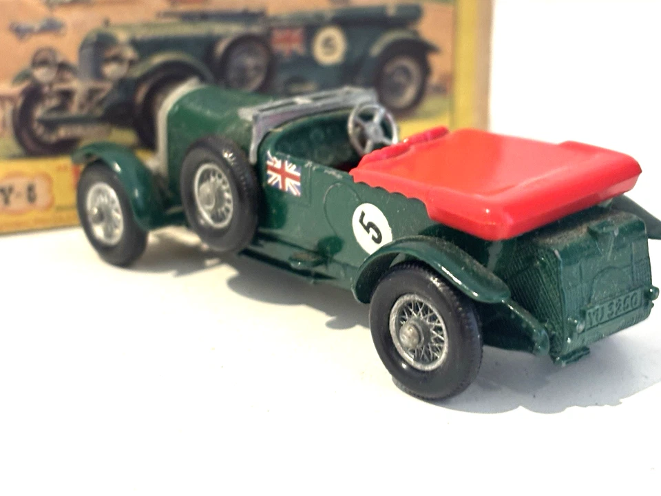 Matchbox 1.43 diecasr Y4 Bentley 1929 4.5 Litre blower MIB MINT B4 - Image 3 of 4