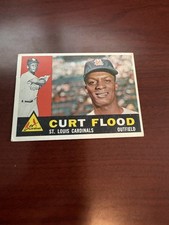 1960 Topps #275 Curt Flood. VG/EX