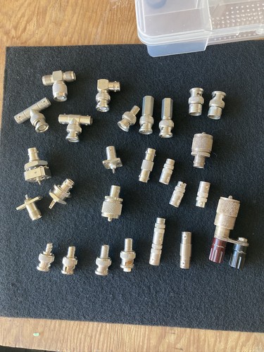  25 pcs mixed lot BNC, co-ax Connectors couplers