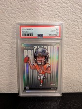 2024 Prizm Bo Nix Prizmania RC PSA 10 case hit ssp Denver Broncos