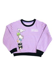 Character Girl's Long Sleeve Crewneck Soft Fleece Pullover Sweatshirt