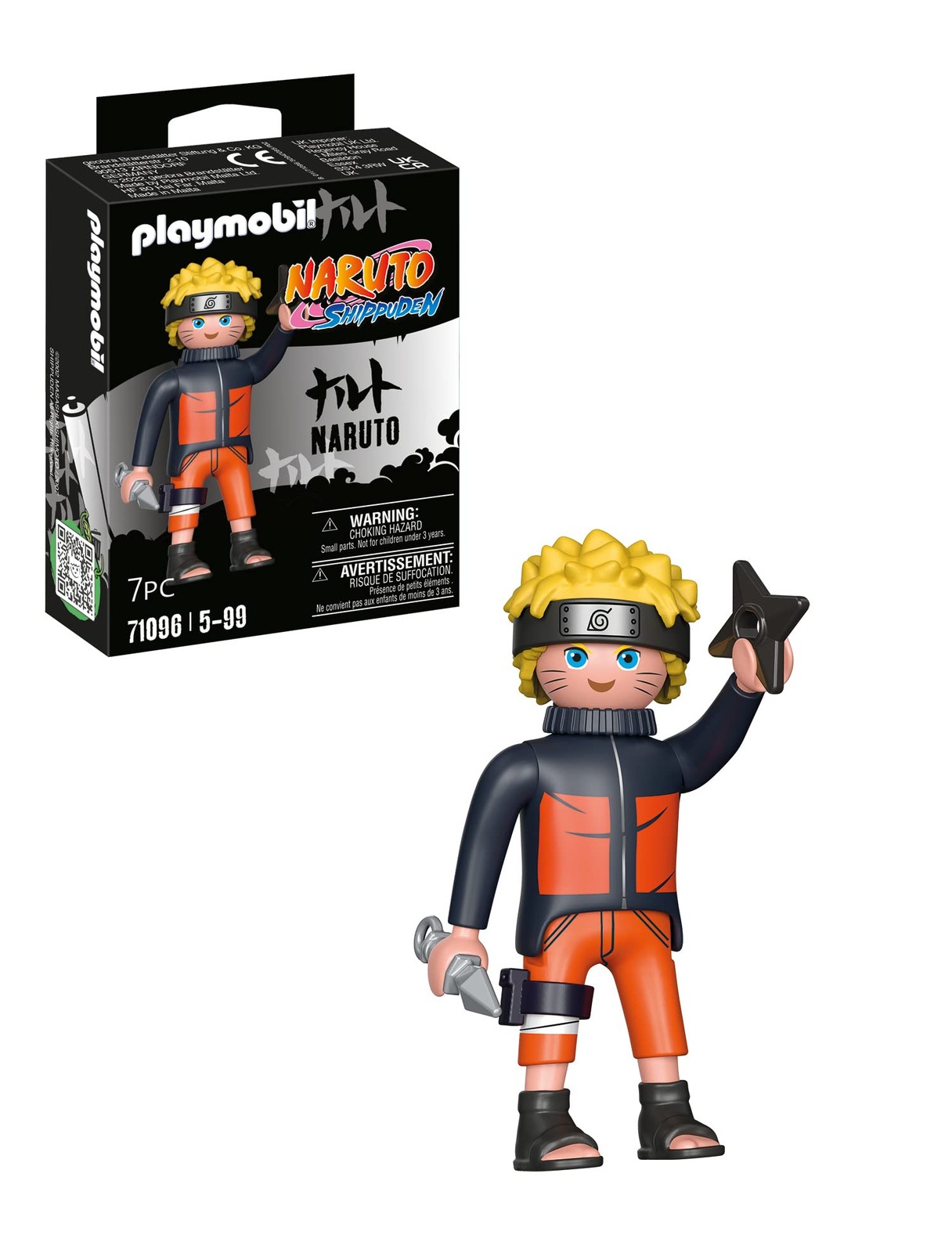 ИГРОВОЙ МОБИЛЬ Naruto Shippuden 71096 Наруто-Узумаки с сюрикенами и кунаями, креативный