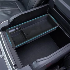 For 2021-2025 Ford F150 Armrest Storage Tray ABS Center Console Organizer