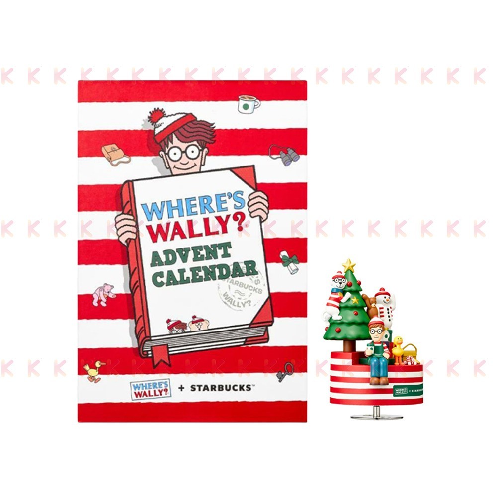 STARBUCKS Korea 2025 Where's Wally Waldo Advent 2026 Calendar with