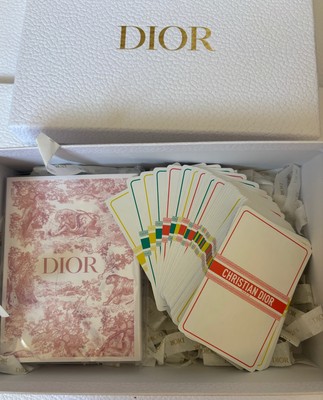 Christian Dior Notizbuch Bleistift Spielkarten SET Dioriviera 2025 NEU VERSIEGELT 