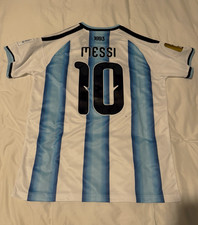 adidas Argentina Soccer Jersey Lionel Messi #10 Men's Size L (fits like Medium)