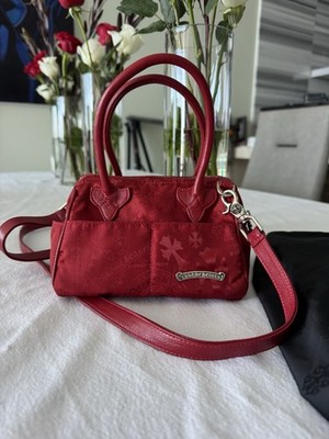 Chrome Hearts Mini Red Handbag   Authentic   Rare Color