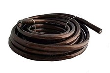 IMC Audio 1/0 Gauge CCA Power Ground Wire Cable 25ft Black for Amplifiers,