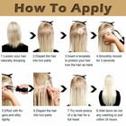 U Nail Tip Keratin Remy Human Hair Extensions Glue Fusion Indian Hair Gray 16in — photo 5