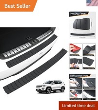 Car Rear Bumper Protector, 41.5inch x3.6inch Car/SUV/Trunk Universal Rubber A...