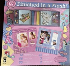 NEW Disney Princess Scrapbook Kit Finished In A Flash. 12x12