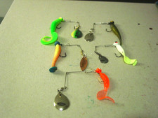 5 1/8oz Jig spinners 5 colors new Lot h9