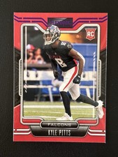2021 Panini Playbook Kyle Pitts Purple Parallel Rookie Card. Pack Fresh 🔥🔥🔥