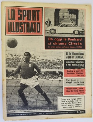 Lo Sport Illustrato 4 - 1966 Serie A Spieltag 18 Garrincha Van Looy Motori Boxe