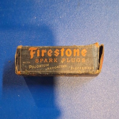 Firestone Polonium Spark Plug Electrodes 2075-F with Original Box Made in USA