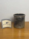 Red Wing Pottery Salt Glaze Crock 1997 Blue Bird 3.5” Matt Wassenaar Stoneware