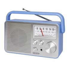 JENSEN MR-750-BL MR-750 Portable AM/FM Radio Blue 