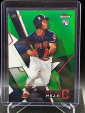 Francisco Mejia 2018 Topps Finest Green Refractor #22/99 (RC) - Guardians