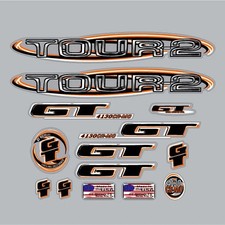 1999 GT BMX -TOUR 2 decal set - for Chrome frame