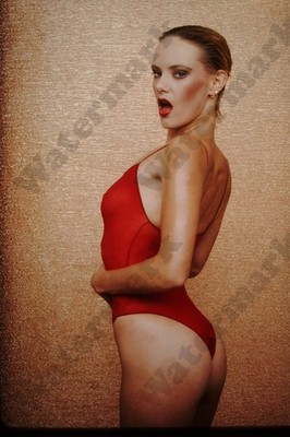 CARA LOTT Pretty woman glamour pose adult film star 35mm Slide V7q7