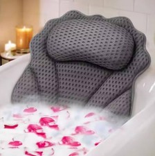 Bath Pillow Ergonomic Luxury Bathtub Pillow with Head, Neck and Shoulder support