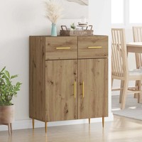 Sideboard Artisan-Eiche 69,5 X 34 X 90 Cm Holzwerkstoff Wohnzimmer