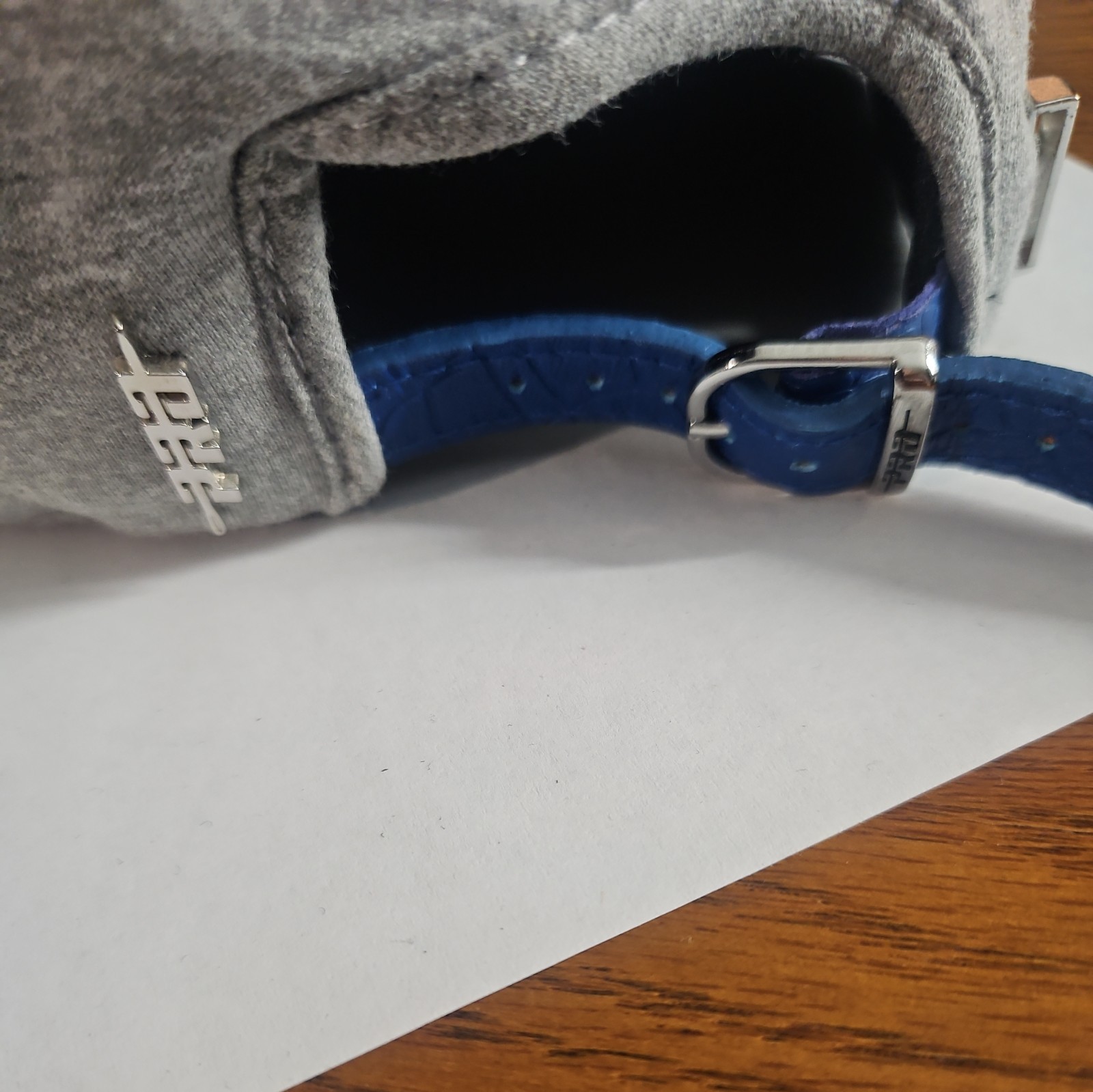 Brooklyn Dodgers SCRIPT STRAPBACK Grey Royal Hat … - image 6