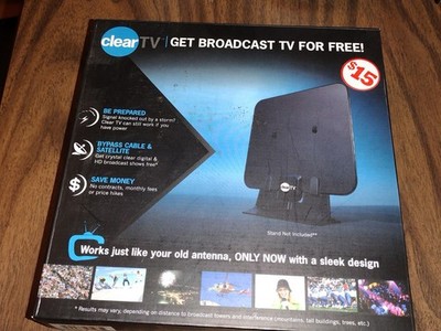 clear tv antenna as seen on tv