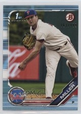 2019 Bowman Draft Sky Blue 163/499 Erik Miller #BD-191 yf0
