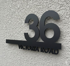 House Number Plaques Personalised Door Numbers Door Signs Custom Number Plate