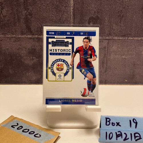 Lionel Messi FC Barcelona 2019-20 Panini Chronicles Ticket Card NR | Soccer