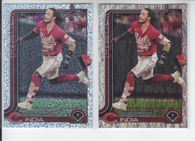 2 - 2025 Topps JONATHAN INDIA Holo Foil + Celebrations Confetti Reds #102