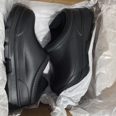 UGG Tasman X BLACK Removable Sock Slip on Clog Shoe Rain Boots Size 6 Women