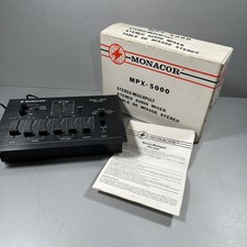 Monacor MPX 5000 Mischpult Multifunktion Stereo Audio Mixer 80er Vintage OVP