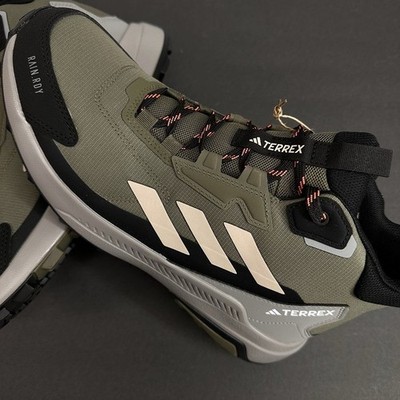 Adidas Terrex Anylander Mid Hiking Boots Olive Green Black ID0897 Men s 11 NBY