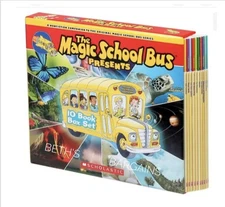 The Magic School Bus 10 Book Set: Dinosaurs, Volcanoes, Earth, Space, Insect...