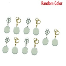 Coins Holder Keychain Capsule Storage Box Key Ring For 30mm Round Coin B