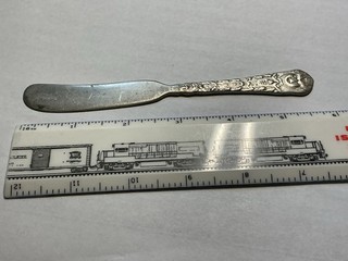 Southern Pacific Railroad Grecian Pattern Dining Car Butter Knife
